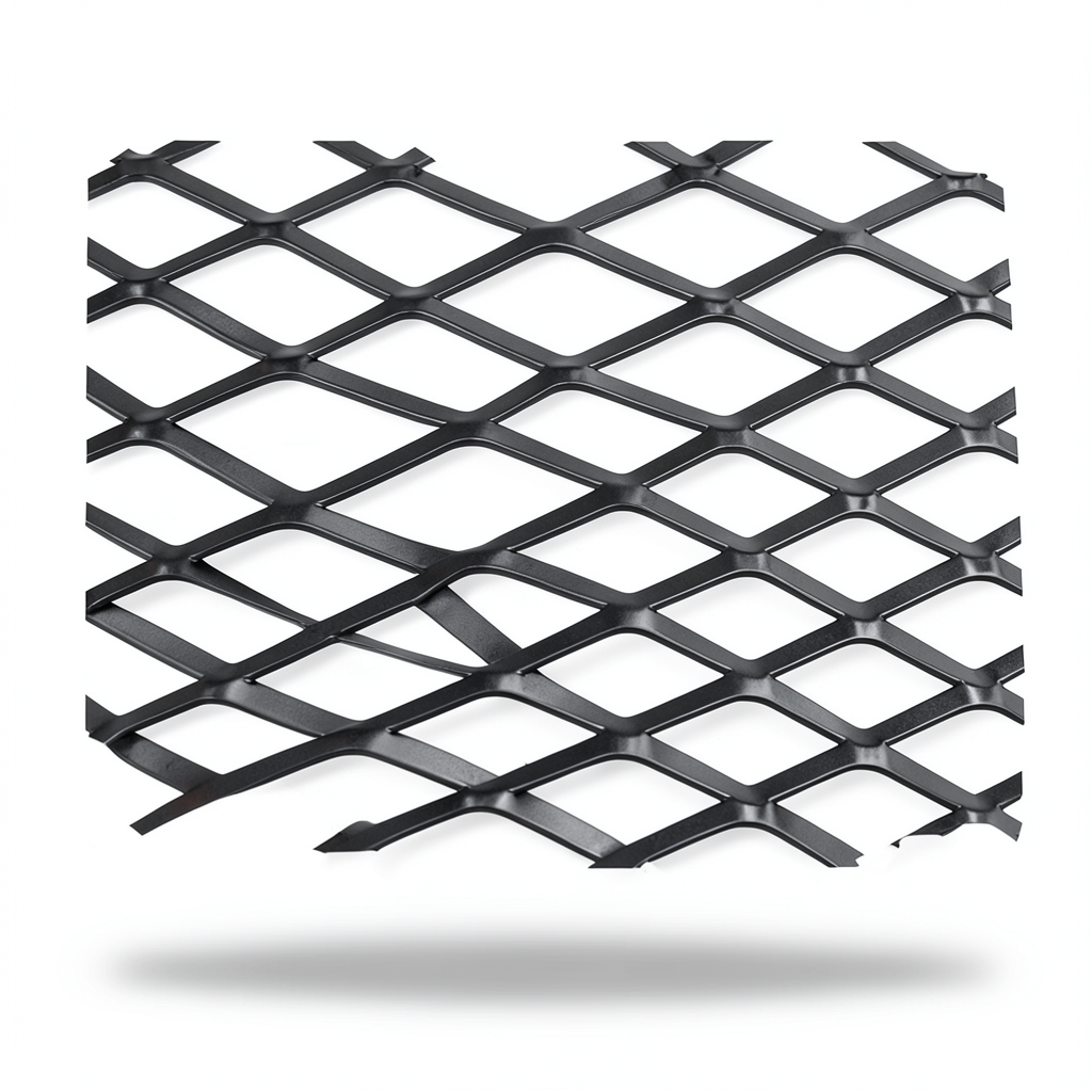 Hot Rolled Steel Expanded Metal Mesh Thickness 3.8 mm Width 1.22 m Length 5 m