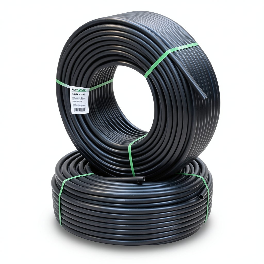 Neproplast HDPE Pipes PE 80 Pressure 8 Bar Outside Diameter 110 mm Thickness 6.6 mm Black | NEPROPLAST