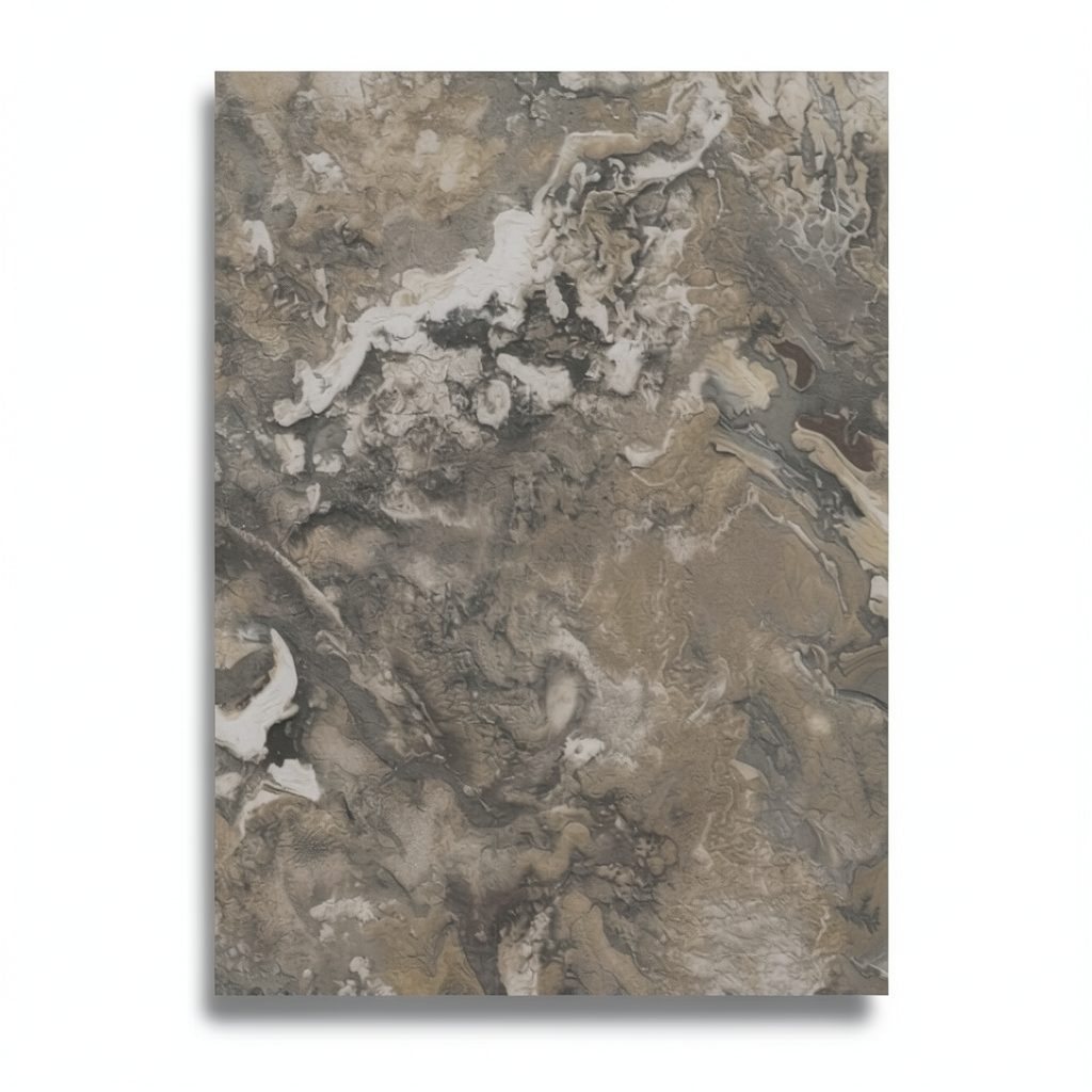 Italian Marble Wallpaper 10m x 1.06m Dark Beige, Model 84613