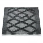 Hot Rolled (Black) Steel Expanded Metal Mesh  Bahri Thickness 1.7 mm Width 2.44  meter Length 2 M | Bait Al Tatawor Company