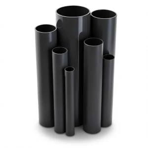 UPVC Pipes Nominal Pressure 12 Bar Outside Diameter 33.7 mm Thickness 2.0 mm Black