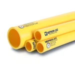 HDPE Pipes PE 80 Pressure 8 Bar Diameter 225 mm Thickness 13.4 mm Yellow | NEPROPLAST