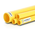 HDPE Pipes PE 80 Pressure 8 Bar Outside Diameter 250 mm Thickness 14.8 mm Yellow | NEPROPLAST