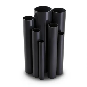 مواسير UPVC ضغط 15 بار قطر خارجي 33.4 مم سمك 2.2 مم لون اسود