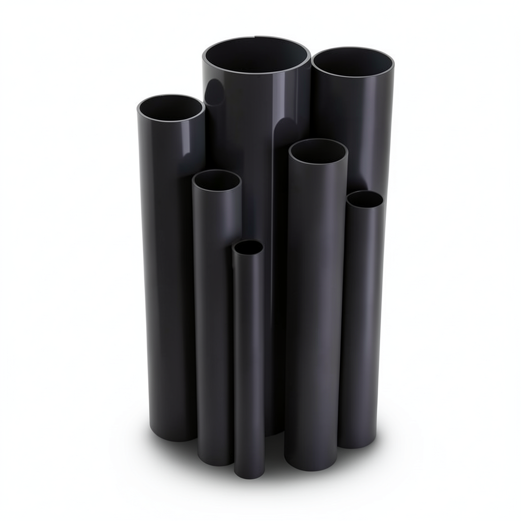 UPVC Pipes Nominal Pressure 15 Bar Outside Diameter 33.4 mm Thickness 2.2 mm Black