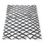Hot Rolled Black Steel Expanded Metal Mesh Thickness 5.8 mm Width 1.22 m Length 5 m