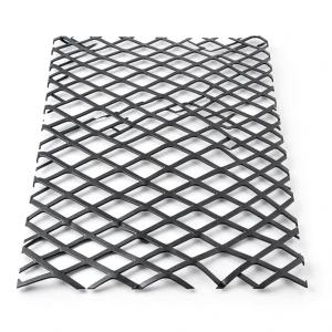Hot Rolled Black Steel Expanded Metal Mesh Thickness 5.8 mm Width 1.22 m Length 5 m