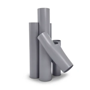 UPVC Pipes 15 Bar Pressure 33.7 mm OD 2.7 mm Thickness Gray