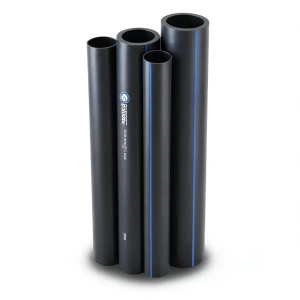 مواسير HDPE PE 80 ضغط 8 بار قطر خارجي 140 مم سمك 8.3 مم لون اسود | نيبروبلاست