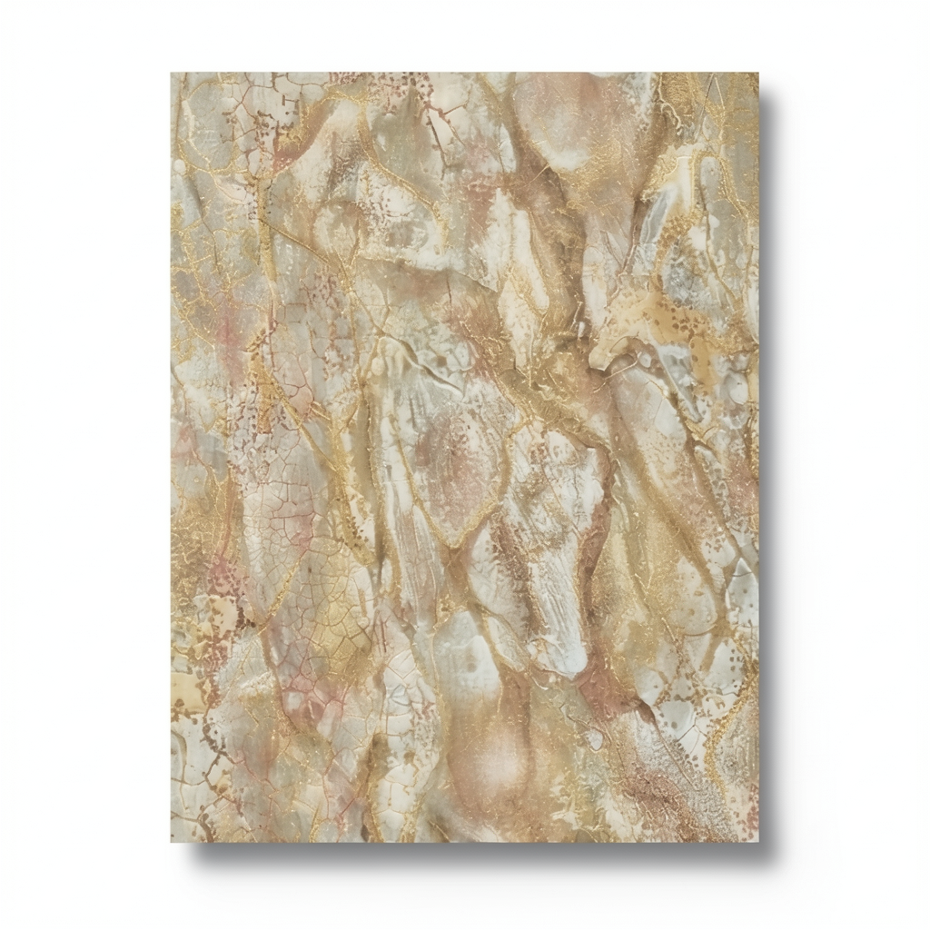 Marble Wall Decoration 10m x 1.06m Gold Color, Model 84621