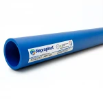 مواسير HDPE نيبروبلاست PE 80 ضغط 10 بار قطر خارجي 355 مم سمك 26.1 مم لون أزرق   