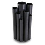 مواسير UPVC ضغط 24 بار قطر خارجي 33.4 مم سمك 3.4 مم لون اسود