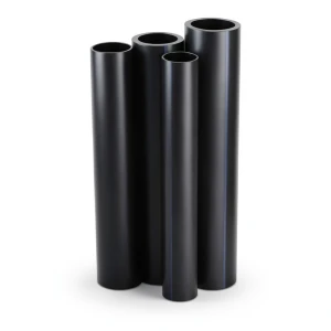 مواسير HDPE نيبروبلاست PE 80 ضغط 8 بار قطر خارجي 200 مم سمك 11.9 مم لون اسود | نيبروبلاست