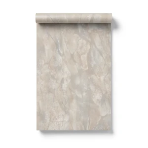 Italian Marble Wallpaper 10m x 1.06m Light Brown, Model 84625