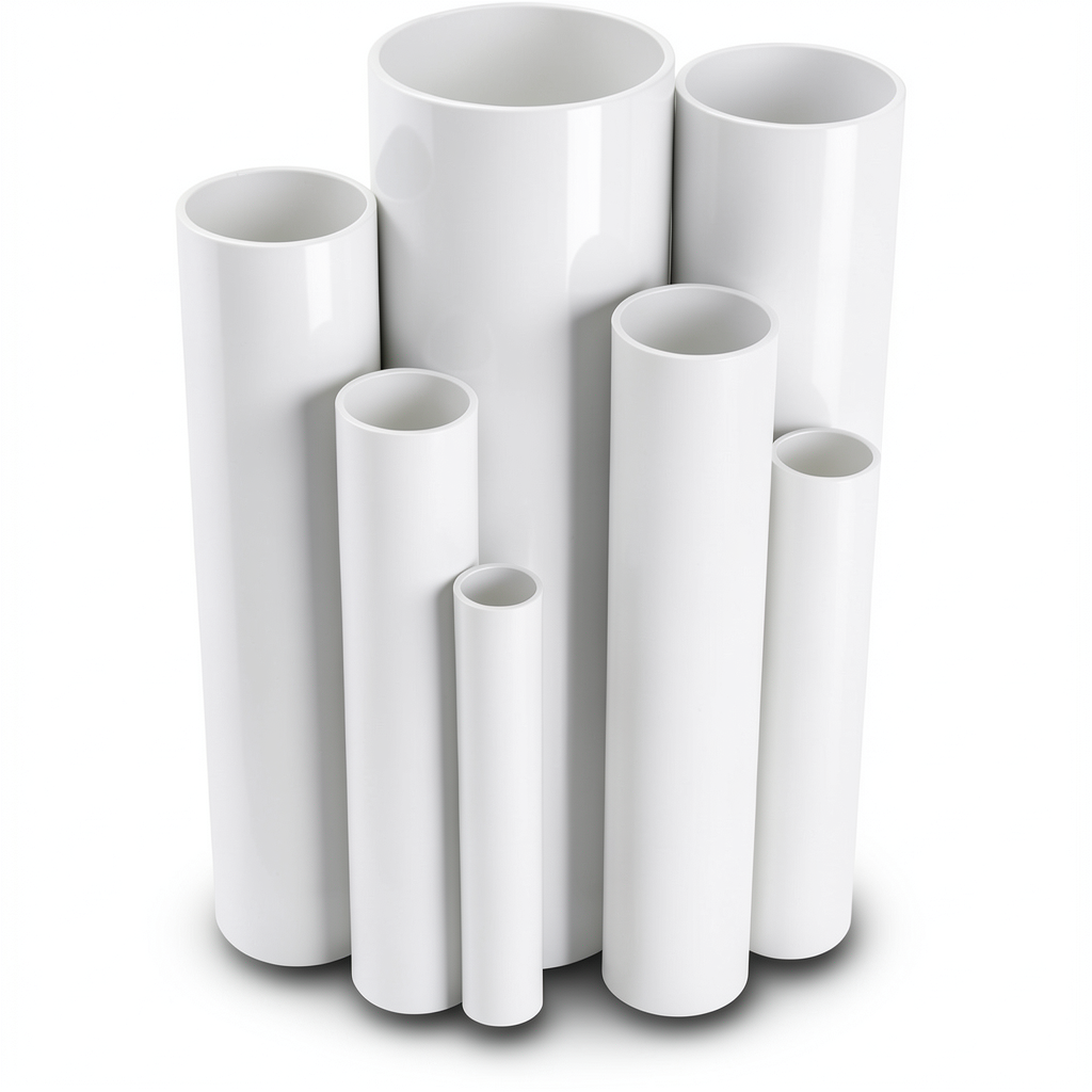 UPVC Pipes Nominal Pressure 24 Bar Outside Diameter 33.7 mm Thickness 4.0 mm White