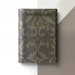 Italian Wallpaper Dark beige Color , Classic Design , Size 10mx0.70m, Model 14114