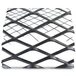 Hot Rolled Black Steel Expanded Metal Mesh 3 mm Thickness 1.22 m Width 6 m Length