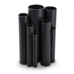 مواسير UPVC ضغط 33.7 بار قطر خارجي 33.7 مم سمك 4.0 مم لون اسود