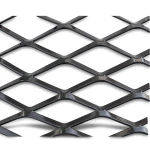 Hot Rolled Black Steel Expanded Metal Mesh 3 mm Thickness 1.22 m Width 6 m Length
