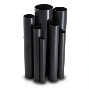 مواسير UPVC ضغط 33 بار قطر خارجي 33.4 مم سمك 4.5 مم لون اسود