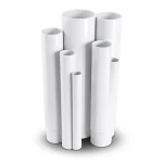 مواسير UPVC ضغط 33 بار قطر خارجي 33.7 مم سمك 5.2 مم لون أبيض