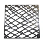 Hot Rolled Black Steel Expanded Metal Mesh Thickness 4.8 mm Width 1.22 m Length 6 m