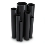 مواسير UPVC ضغط 15 بار قطر خارجي 26.9 مم سمك 2.5 مم لون اسود