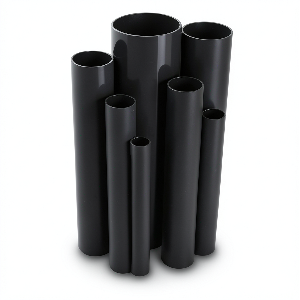UPVC Pipes 15 Bar Pressure 26.9 mm OD 2.5 mm Thickness Black