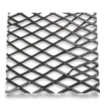 Hot Rolled Black Steel Expanded Metal Mesh Thickness 3 mm Width 1.22 m Length 7 m