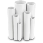 مواسير UPVC ضغط 15 بار قطر خارجي 26.6 مم سمك 1.9 مم لون أبيض