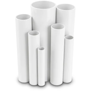 مواسير UPVC ضغط 15 بار قطر خارجي 26.6 مم سمك 1.9 مم لون أبيض