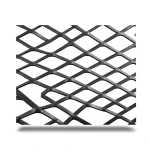 Hot Rolled Black Steel Expanded Metal Mesh Thickness 3.8 mm Width 1.22 m Length 7 m