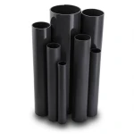 مواسير UPVC ضغط 15 بار قطر خارجي 26.6 مم سمك 1.9 مم لون اسود