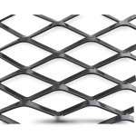 Hot Rolled Black Steel Expanded Metal Mesh Thickness 5.8 mm Width 1.22 m Length 7 m