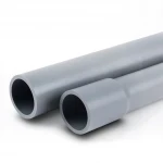 مواسير UPVC لانظمة الصرف الصحي الوطني ضغط 2 بار  قطر خارجي 225 مم سمك 1.8 مم لون رمادي