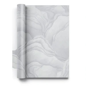 German Patterned Wallpaper 10m x 0.53m Gray, Model 1029831