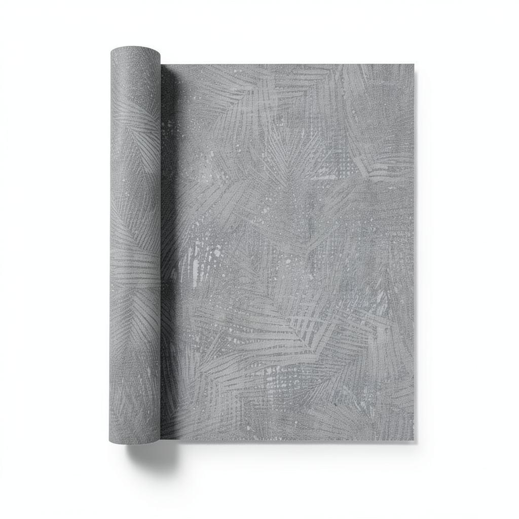 Italian Wall Covering 10m x 0.73m Gray, Model 44851