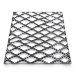 Hot Rolled Black Steel Expanded Metal Mesh 3 mm Thickness 1.22 m Width 6 m Length