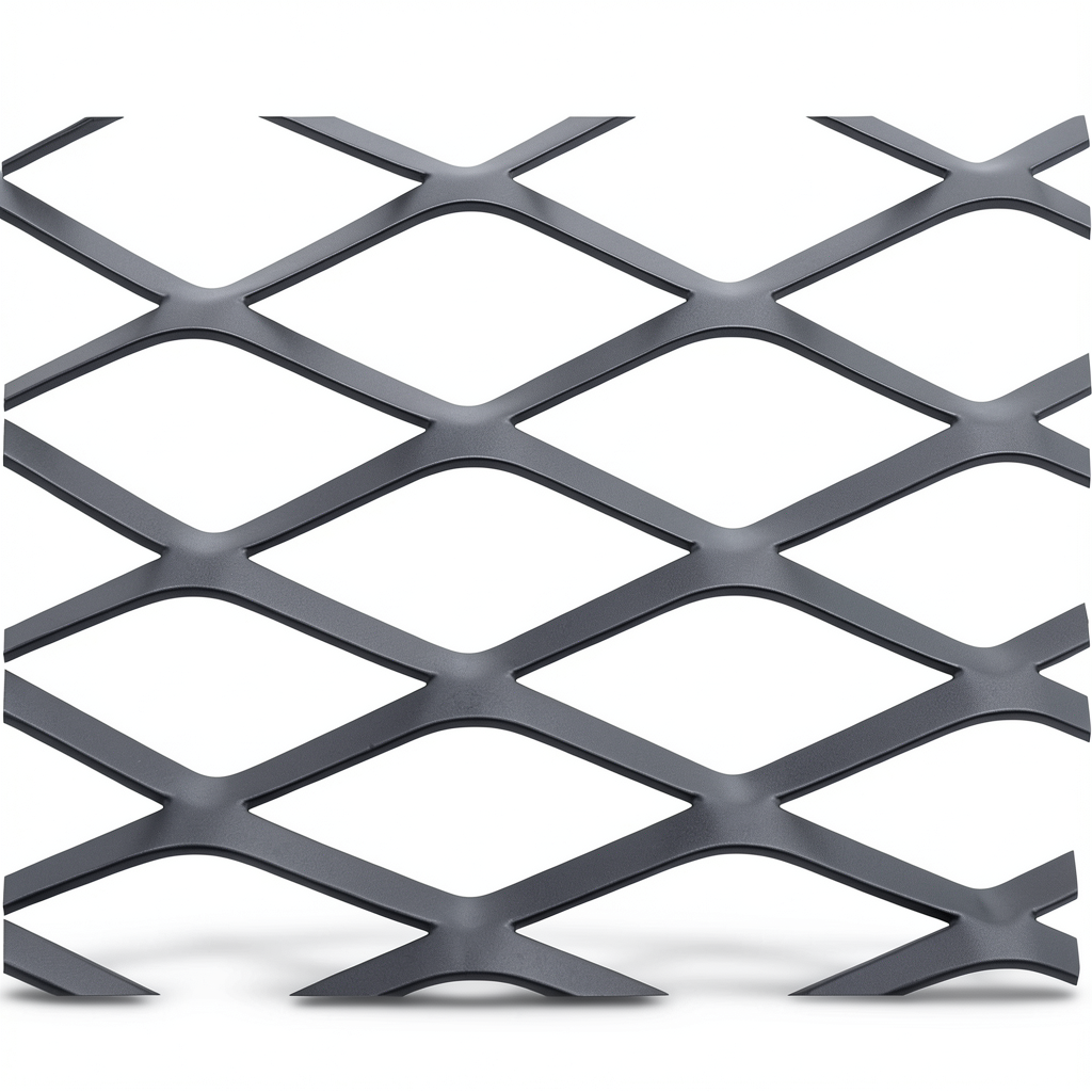 Hot Rolled Steel Expanded Metal Mesh Thickness 5.8 mm Width 1.22 m Length 6 m