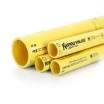HDPE Pipes PE 80 Pressure 8 Bar Diameter 160 mm Thickness 9.5 mm Yellow | NEPROPLAST