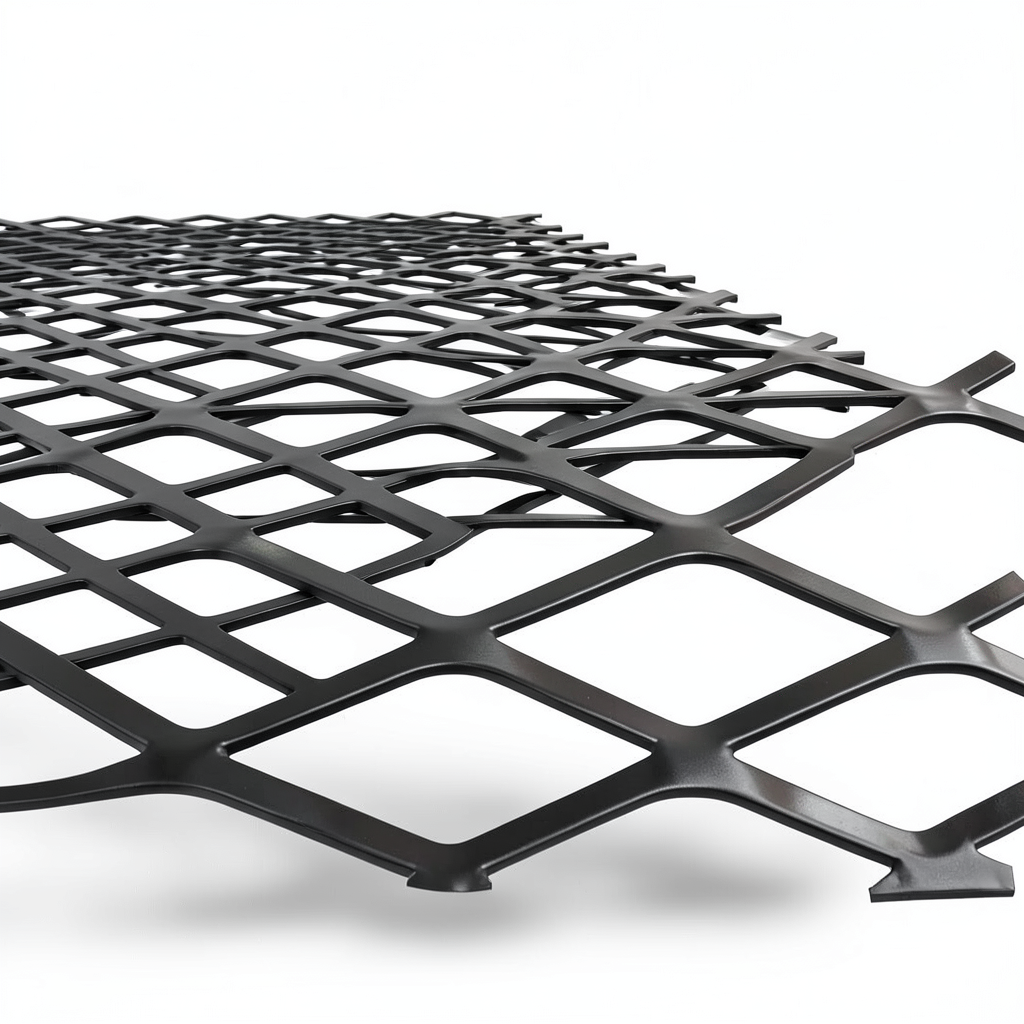 Hot Rolled Black Steel Expanded Metal Mesh Thickness 3 mm Width 1.22 m Length 7 m