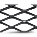 Hot Rolled (Black) Steel Expanded Metal Mesh  Bahri Thickness 2.7 mm Width 2.44  meter Length 2 M | Bait Al Tatawor Company
