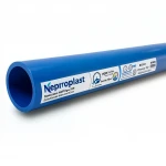 مواسير HDPE نيبروبلاست PE 80 ضغط 6 بار قطر خارجي 355 مم سمك 16.2 مم لون ازرق   