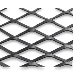 Hot Rolled Black Steel Expanded Metal Mesh Thickness 3.8 mm Width 1.22 m Length 7 m