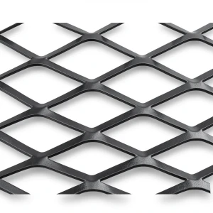 Hot Rolled Black Steel Expanded Metal Mesh Thickness 3.8 mm Width 1.22 m Length 7 m