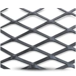Hot Rolled Black Steel Expanded Metal Mesh Thickness 5.8 mm Width 1.22 m Length 7 m
