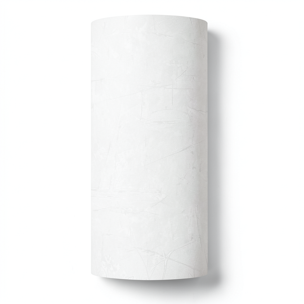 German Patterned Wall Covering 10m x 0.53m Off White, Model 1031501