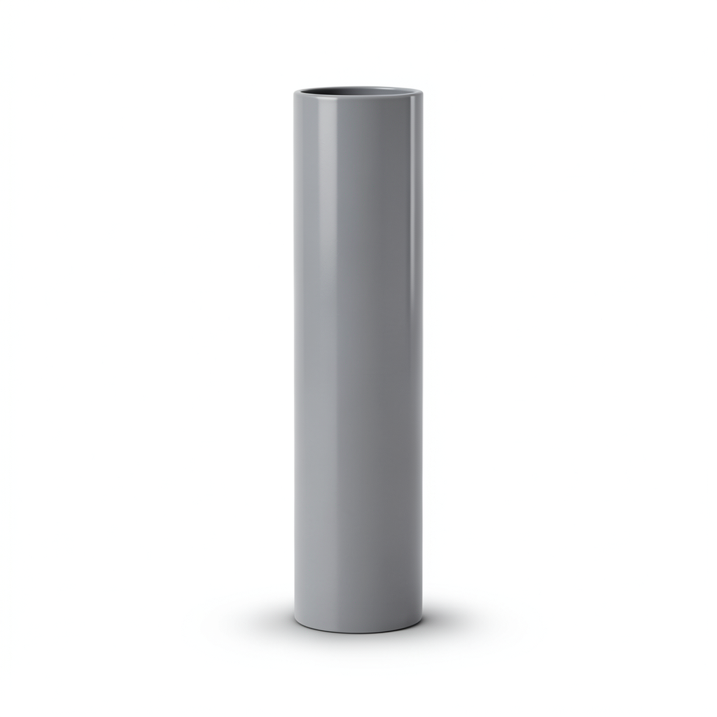 UPVC Pipes Nominal Pressure 6 Bar Outside Diameter 50 mm Thickness 1.8 mm Gray