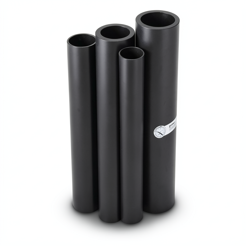 مواسير HDPE PE 80 ضغط 8 بار قطر خارجي 140 مم سمك 8.3 مم لون اسود | نيبروبلاست