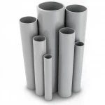 UPVC Pipes Modern Technology Nominal Pressure 15 Bar Outside Diameter 218.8 mm Thickness 12.6 mm Gray Colour